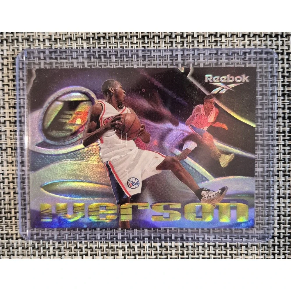 Allen Iverson Lot of 6 Rookie & RC Inserts - Fleer Metal, Z Force, Skybox 76ers